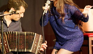 Gabriel Merlino und Vanina Tagini in der Villa Leon Gabriel Merlino und Vanina Tagini in der Villa Leon